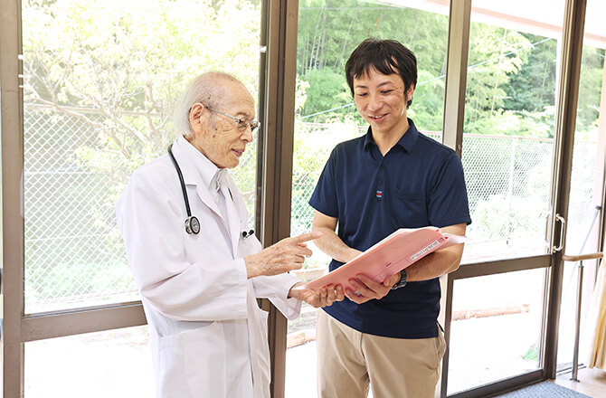 専門棟による24時間ケア